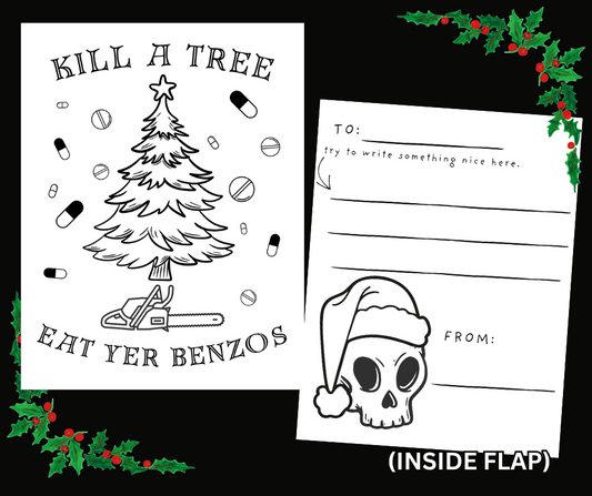 KILL A TREE! MORE ABUSE X-MAS CARDS / D.I.Y. for the Holidaze (1M CARDS for $100!)