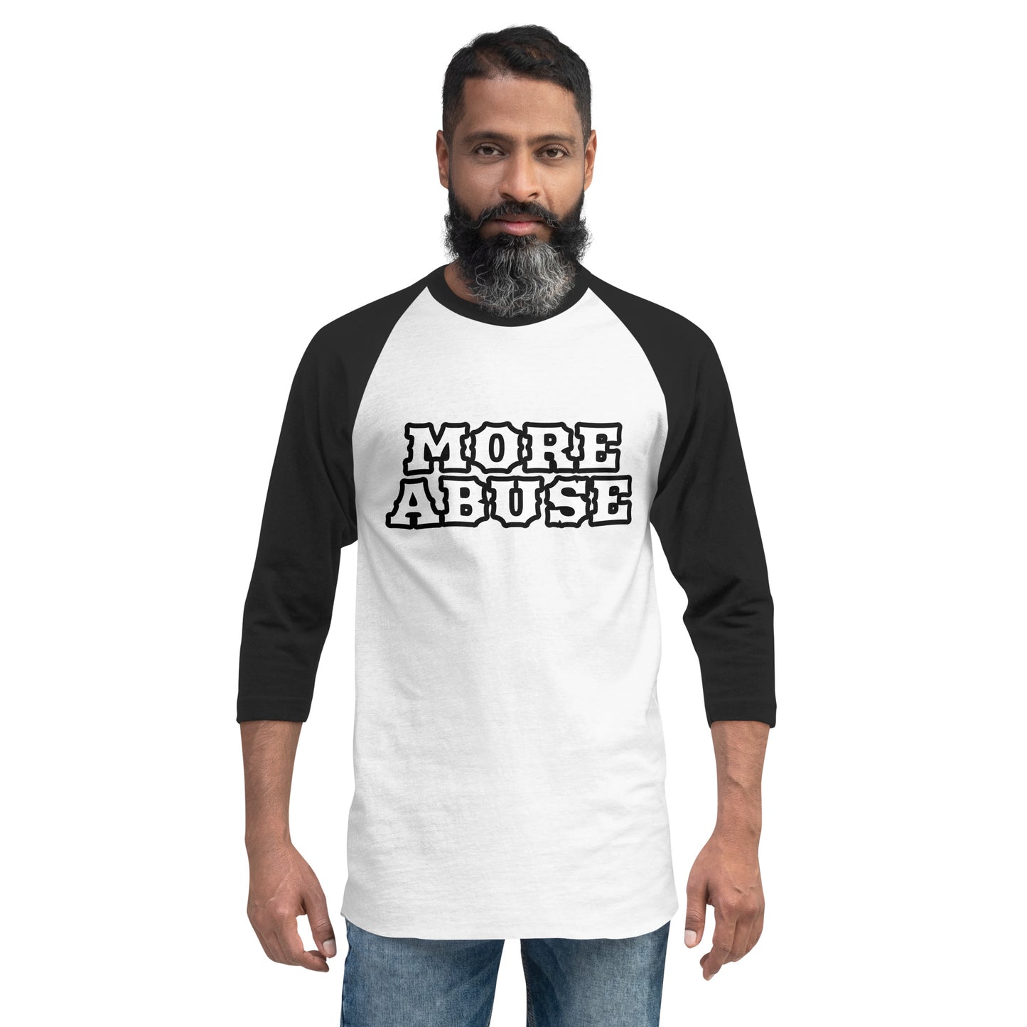 MORE ABUSE 3/4 sleeve shirt for common people