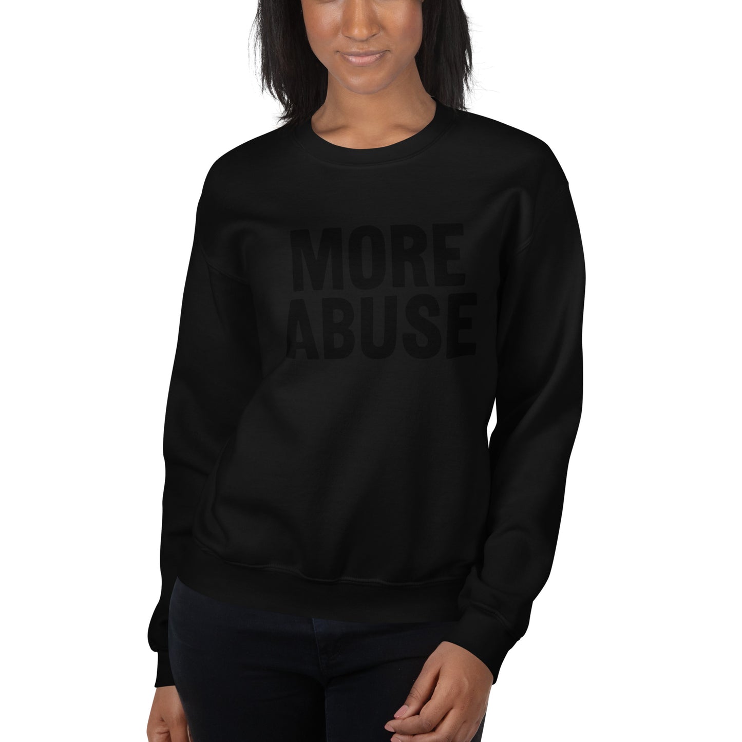 MORE ABUSE Misbehaving Crewneck Sweatshirt for People