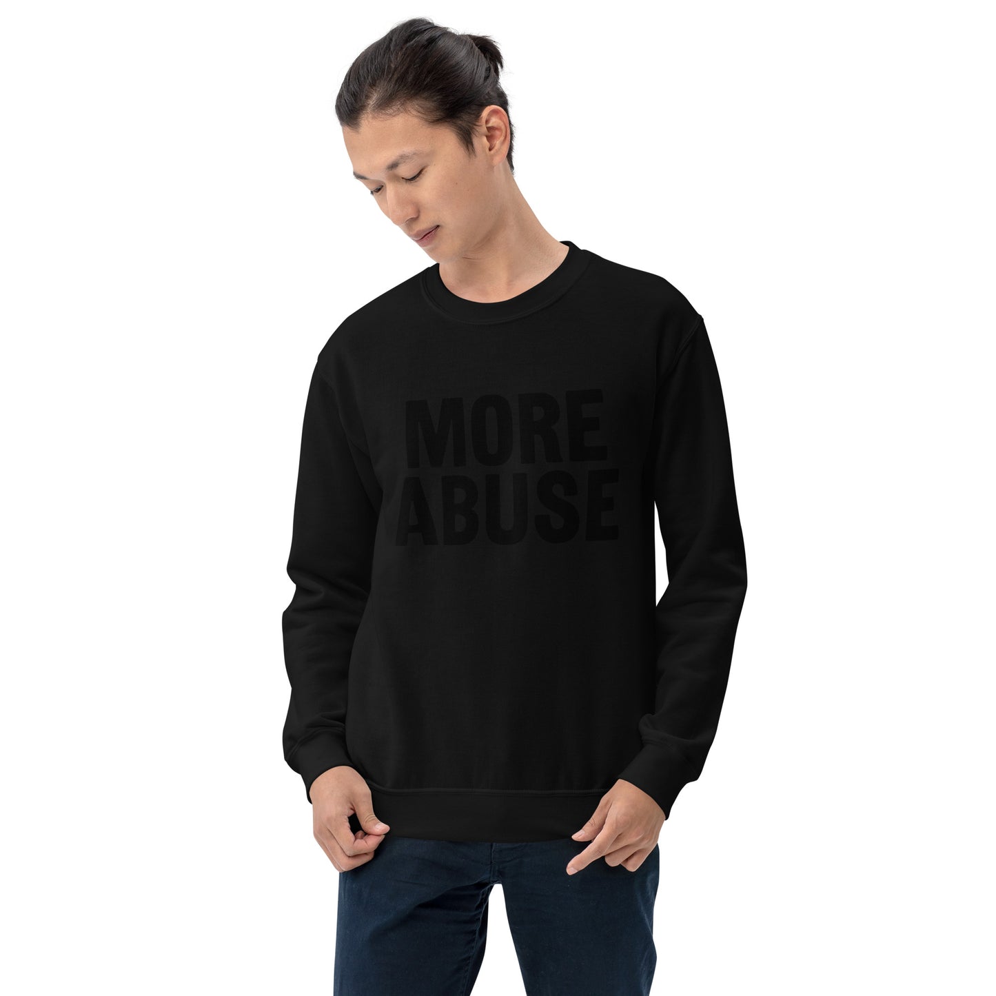 MORE ABUSE Misbehaving Crewneck Sweatshirt for People