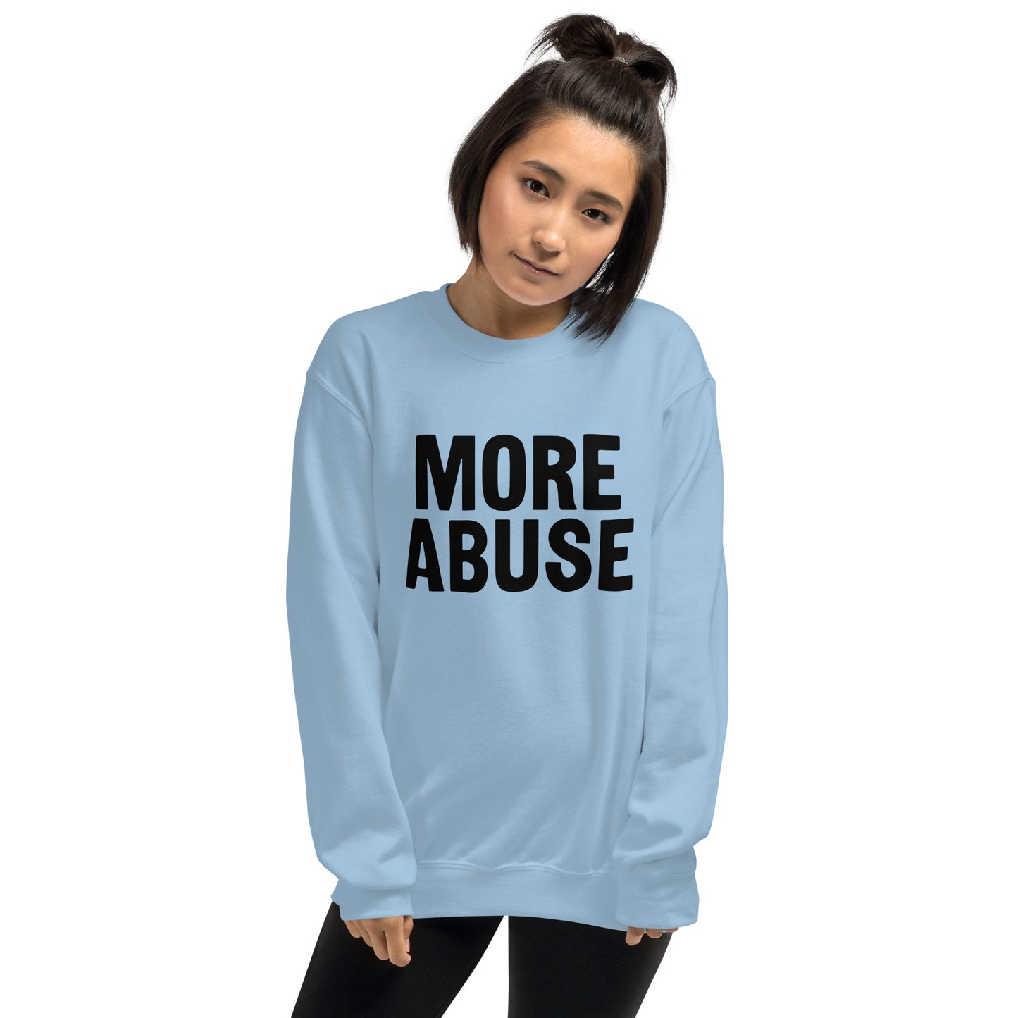 MORE ABUSE Misbehaving Crewneck Sweatshirt for People