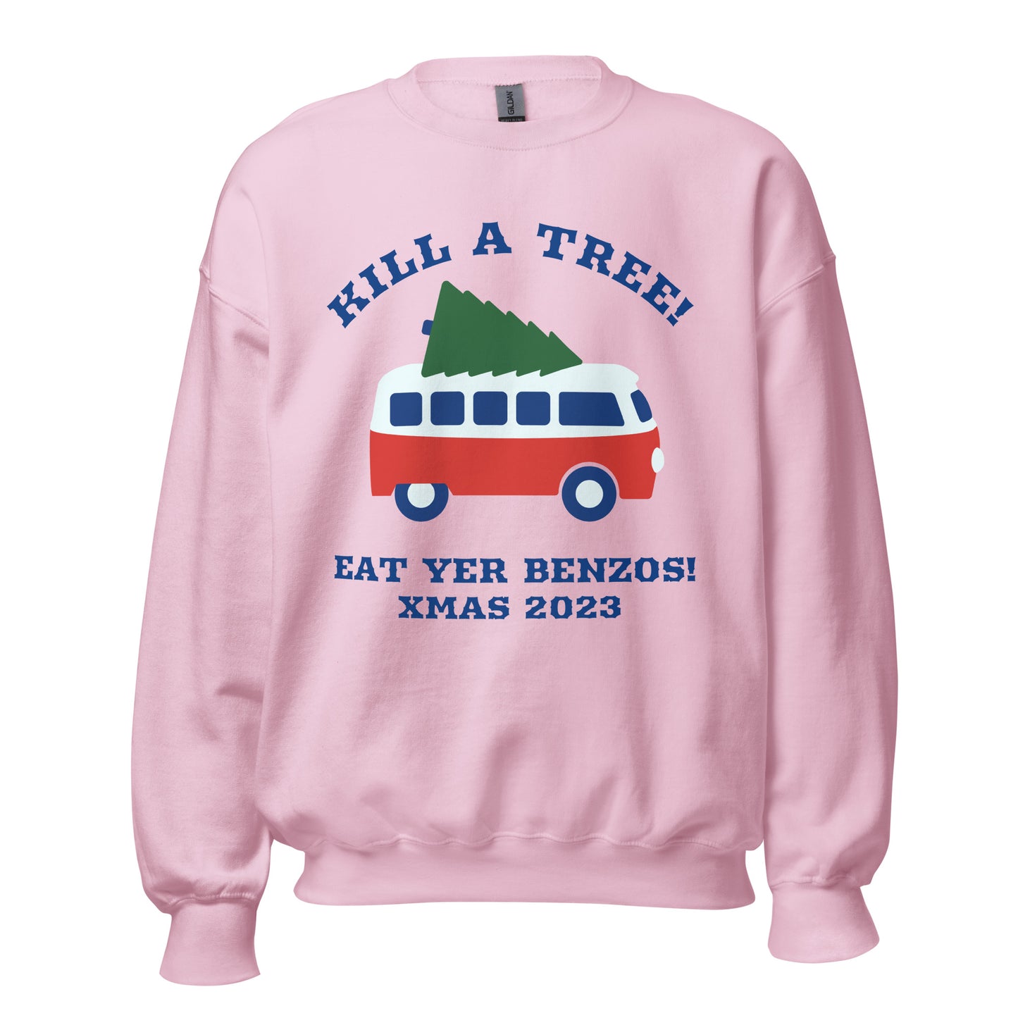 KILL A TREE / EAT YOUR BENZOS XMAS SWEATER.