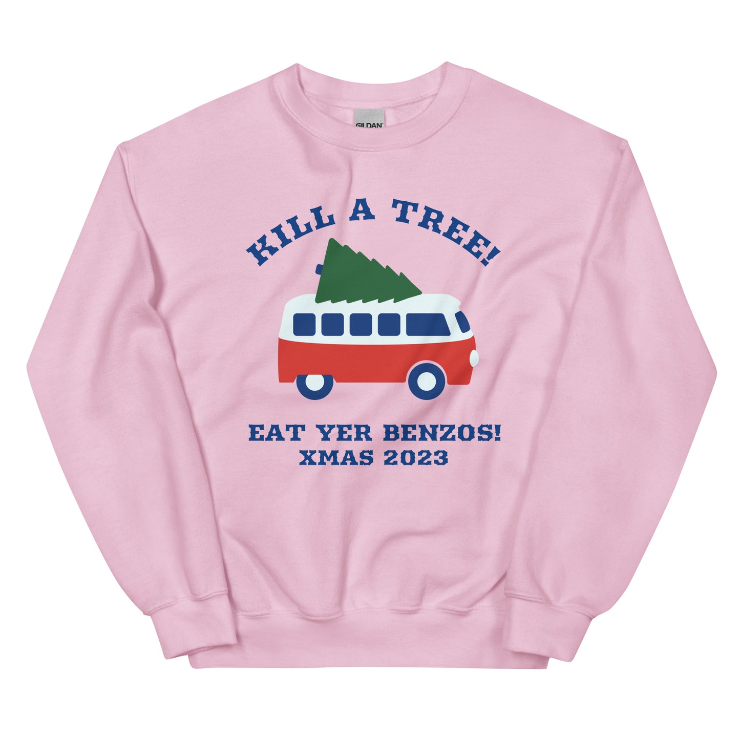 KILL A TREE / EAT YOUR BENZOS XMAS SWEATER.